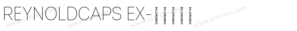 ReynoldCaps Ex字体转换